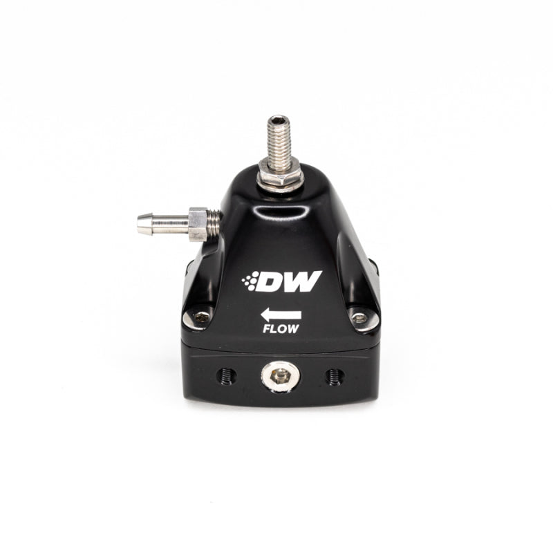DeatschWerks DWR1000iL In-Line Adjustable Fuel Pressure Regulator - Bl