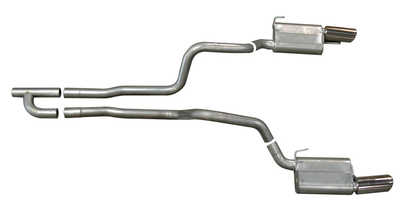 Gibson 05-10 Ford Mustang Base 4.0L 2.5in Cat-Back Dual Exhaust - Alum