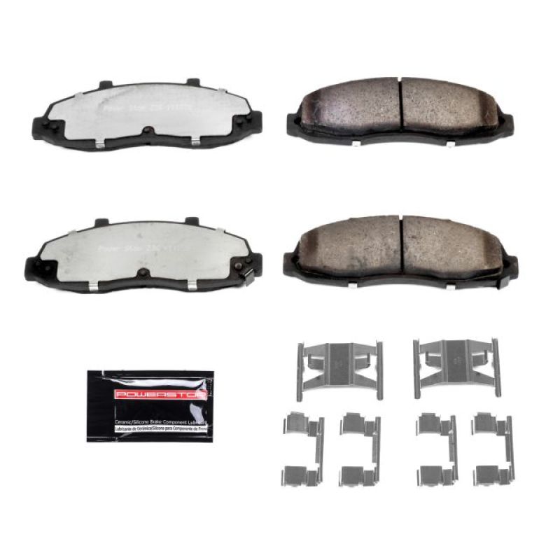 Power Stop 97-03 Ford F-150 Front Z36 Truck & Tow Brake Pads w/Hardwar