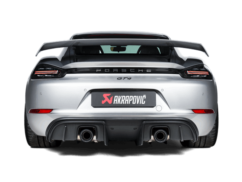 Akrapovic 2020+ Porsche Cayman GT4 (718) Slip-On Race Line (Titanium) 