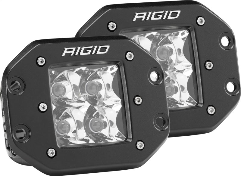 Rigid Industries Dually - Flush Mount - Spot - Set of 2 - Rigid Industries