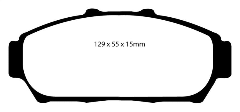 EBC 94-01 Acura Integra 1.8 Redstuff Front Brake Pads