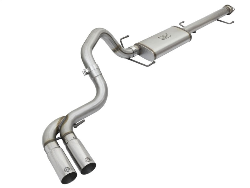 aFe Rebel Series 3in Stainless Steel Cat-Back Exhaust System w/Polishe