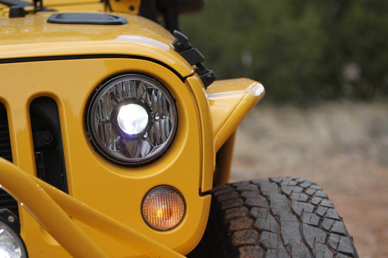 KC HiLiTES 07-18 Jeep JK 7in. Gravity LED Pro DOT Approved Replacement - KC HiLiTES
