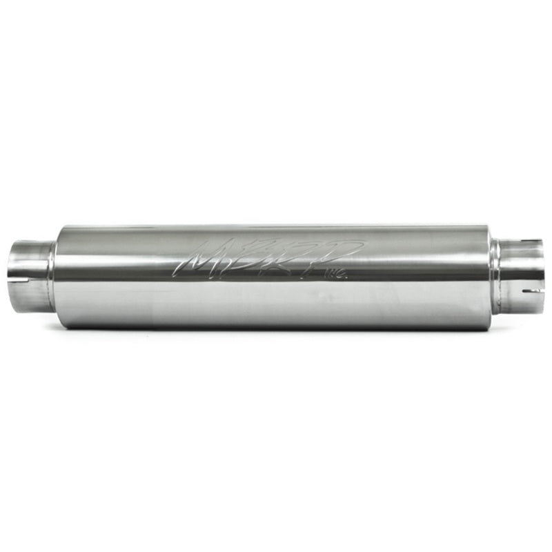 MBRP Universal Quiet Tone Muffler 4in Inlet/Outlet 24in Body 6in Dia 3