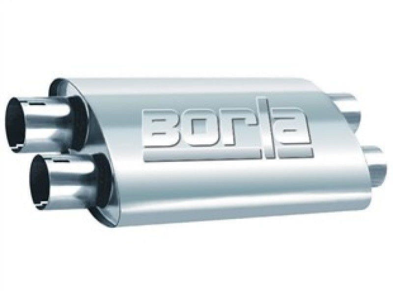 Borla Universal ProXS Muffler - Oval Dual/Dual Inlet/Outlet 2.5in Tubi
