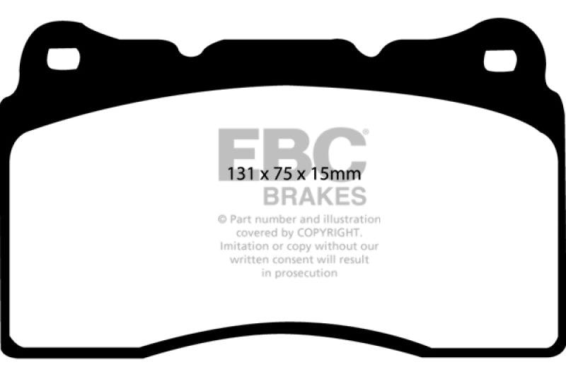 EBC 04-08 Acura TL 3.2 (Manual)(Brembo) Greenstuff Front Brake Pads