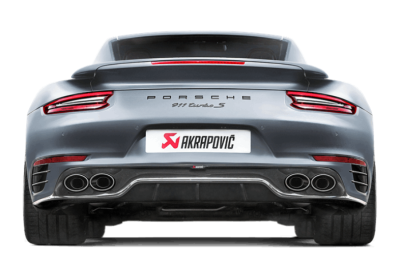 Akrapovic 16-17 Porsche 911 Turbo/Turbo S (991.2) Slip-On Line (Titani