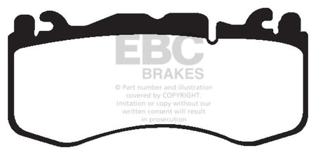 EBC 12+ Aston Martin Vantage 4.7 Yellowstuff Front Brake Pads