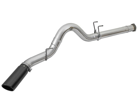 aFe ATLAS 5in DPF-Back Alum Steel Exhaust System w/Black Tip 2017 Ford
