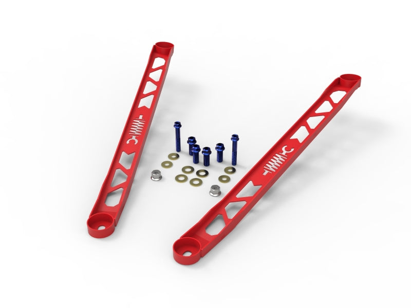 aFe CONTROL 304 Stainless Steel Front Suspension Strut Brace Red - Toy