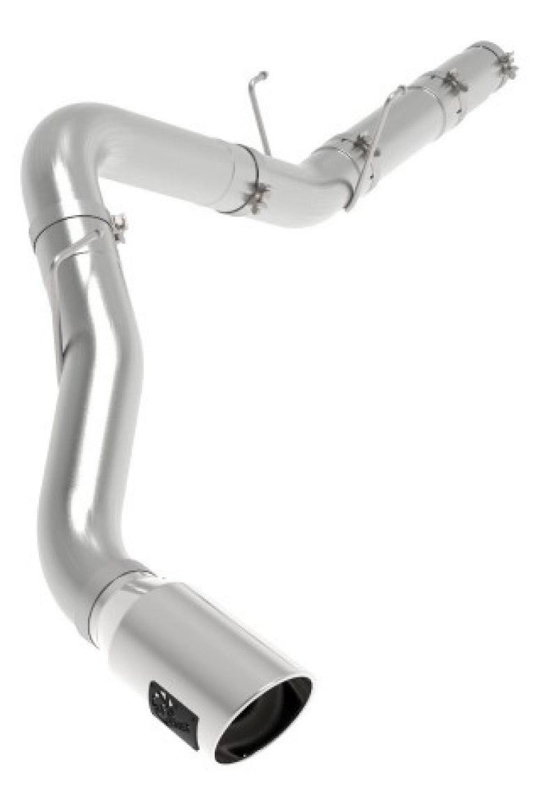 aFe ATLAS 5in DPF-Back Alum Steel Exhaust System w/Polished Tip 19-20 