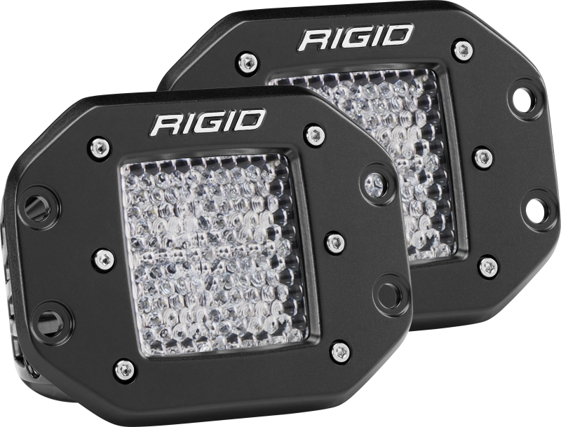Rigid Industries Dually - Flush Mount - 60 Deg. Lens - Set of 2 - Rigid Industries