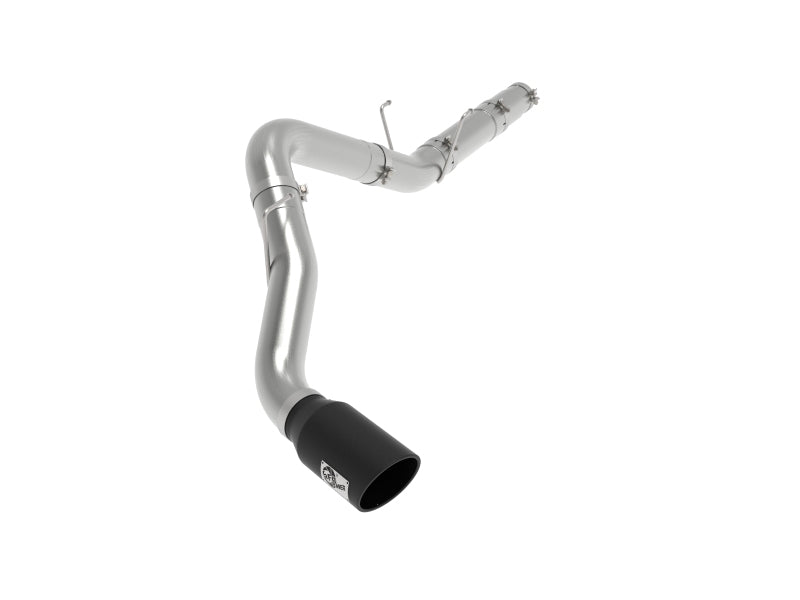aFe Large-Bore HD 5in 409SS DPF-Back Exhaust System w/Black Tip 19-20 