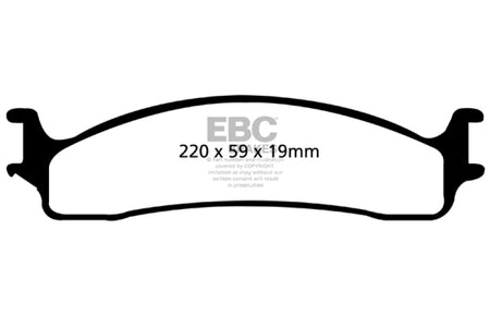 EBC 06-11 Dodge Ram 1500 Mega Cab 2WD Extra Duty Front Brake Pads