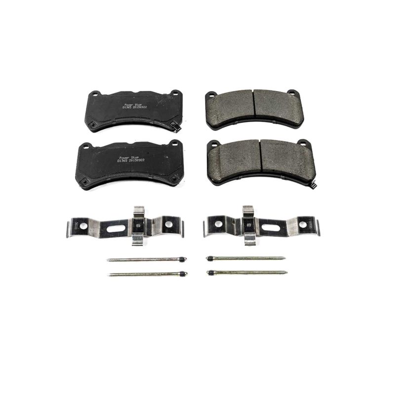 Power Stop 13-14 Ford Mustang Front Z17 Evolution Ceramic Brake Pads w