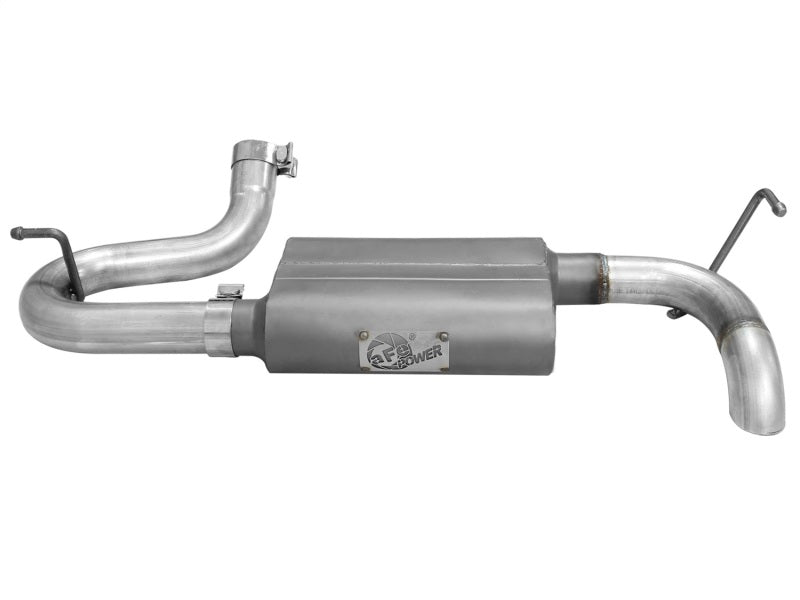 aFe Scorpion Exhaust System Axle Back Aluminized Hi-Tuck 07-17 Jeep Wr