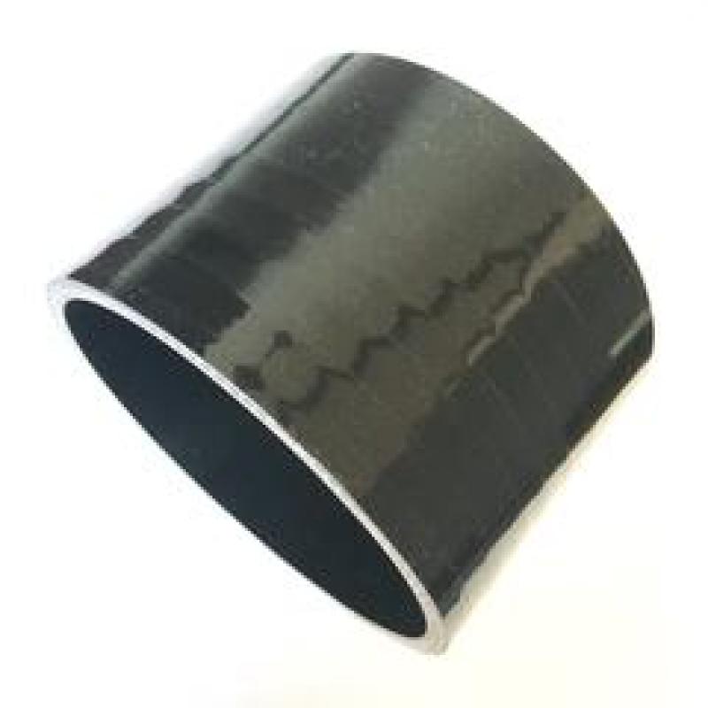 Ticon Industries 4-Ply Black 4.0in Straight Silicone Coupler