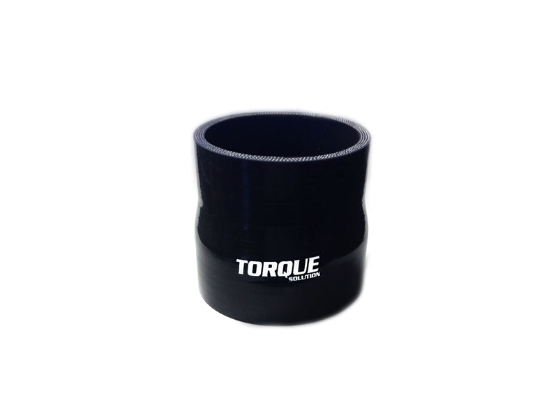 Torque Solution Transition Silicone Coupler: 2.75 inch to 3 inch Black