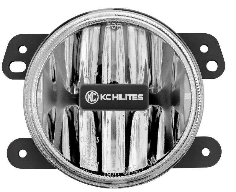 KC HiLiTES 10-18 Jeep JK 4in. Gravity G4 LED Light 10w SAE/ECE Clear F