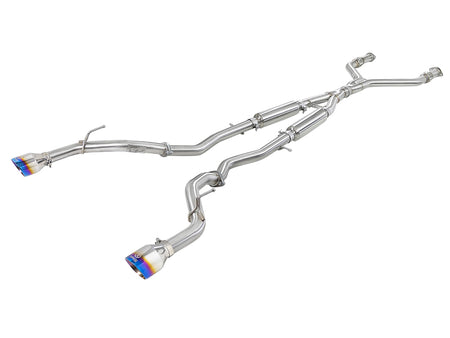 aFe Takeda 2.5in 304 SS Cat-Back Exhaust System w/ Blue Flame Tips 16-