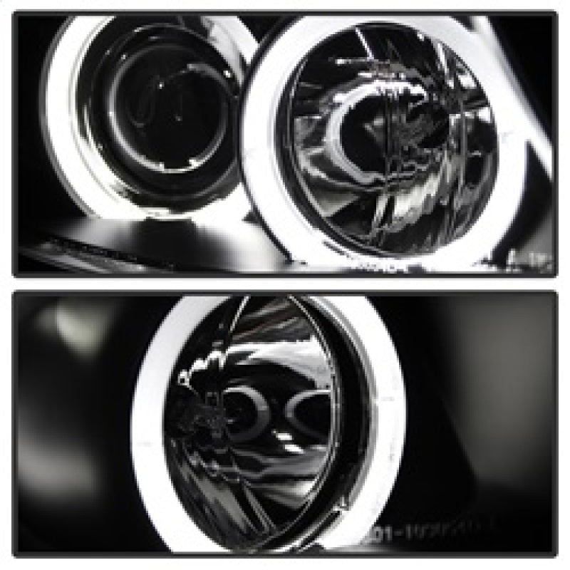 Spyder BMW E90 3-Series 06-08 Projector LED Halo Amber Reflctr Rplc Bu