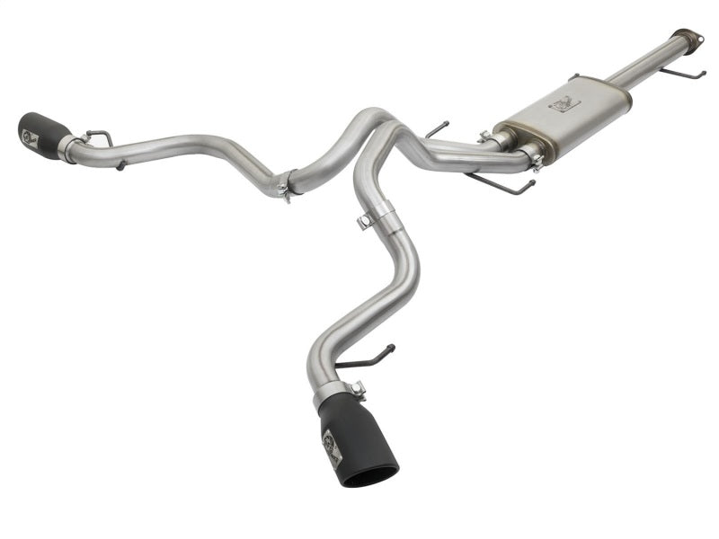 aFe MACH Force-Xp 3in - 2.5in SS Cat-Back Dual Exhaust w/Black Tips 07