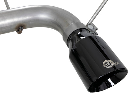 aFe Large Bore HD 3in 304 SS Cat-Back Exhaust w/ Black Tips 14-19 Jeep