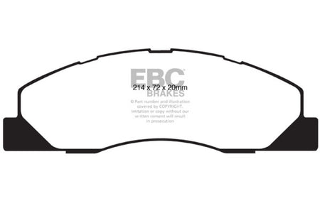 EBC 09-11 Dodge Ram 2500 Pick-up 5.7 2WD/4WD Greenstuff Front Brake Pa