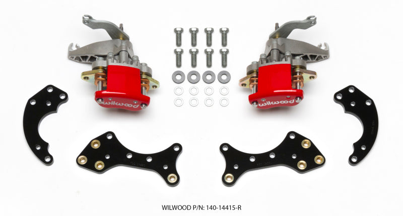 Wilwood P/S Retrofit Kit w/MC4 P-Brake Forged Dynalite Pro Street 12.19in Rear Kits