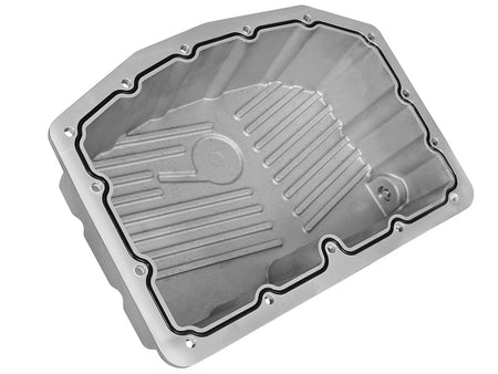 aFe Street Series Engine Oil Pan Raw w/ Machined Fins; 11-17 Ford Powe