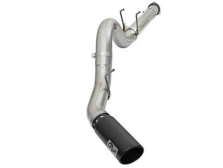 aFe ATLAS 5in DPF-Back Alum Steel Exhaust System w/Black Tip 2017 Ford
